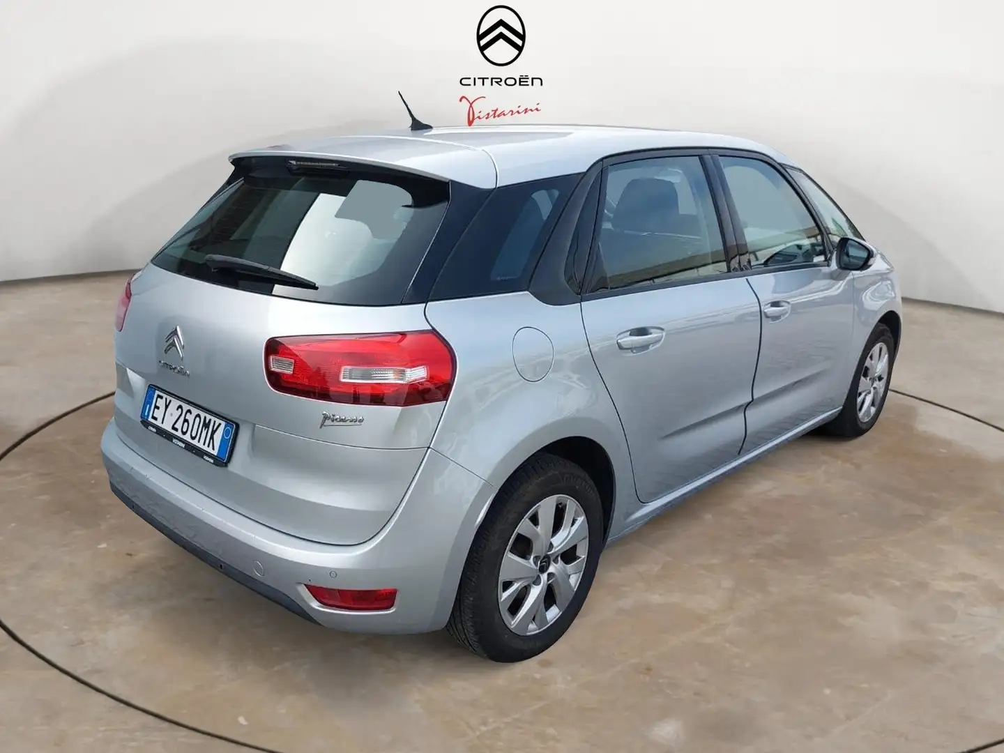 Citroen C4 Picasso 1.6 e-HDi 115cv E5B Automatico ETG6 Seduction Argento - 2