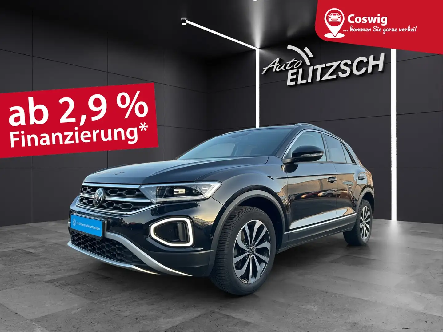 Volkswagen T-Roc TSI Style LED Navi AID ACC Park-Assist SH Schwarz - 1