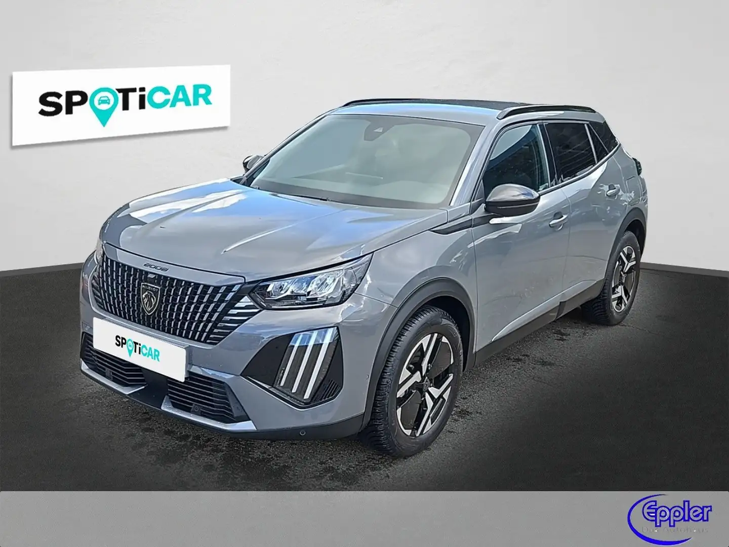 Peugeot 2008 Allure 2008 130 EAT8 Kamera Navi SHZ Keyless Grau - 1