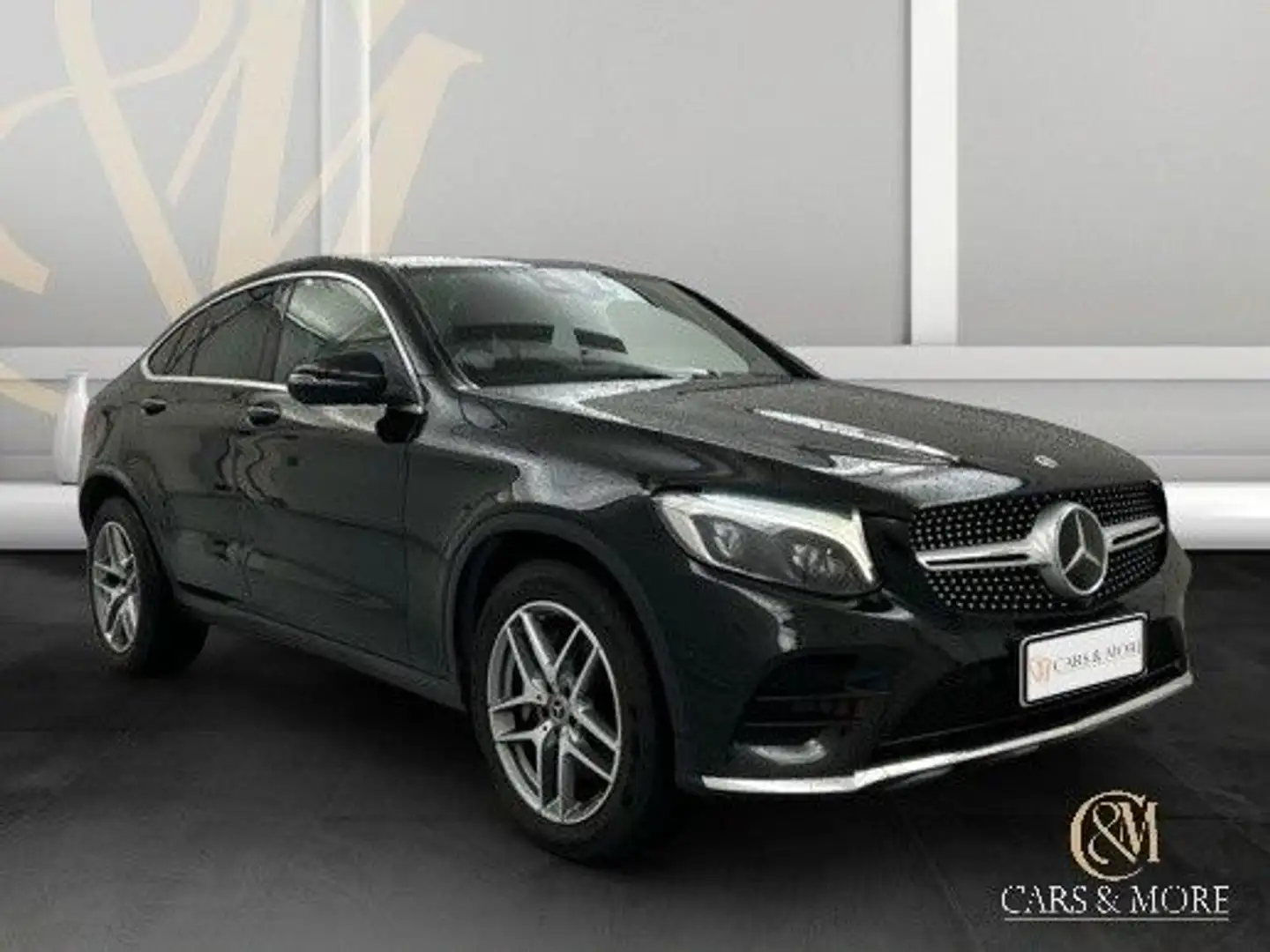 Mercedes-Benz GLC 350 Couped 4Matic AMG Leder Navi HuD RFK AHK Zwart - 2
