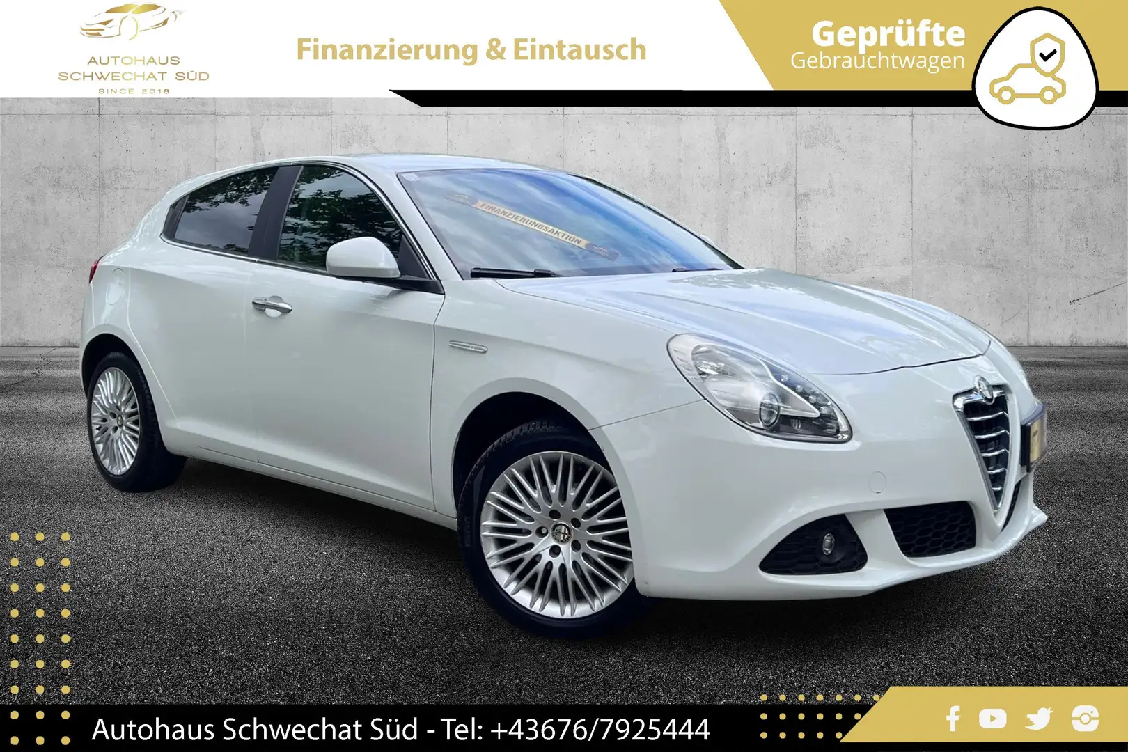 Alfa Romeo Giulietta Super 1.4 TB //TEMPOMAT//PICKERL-NEU//KLIMA//PDC// Weiß - 1