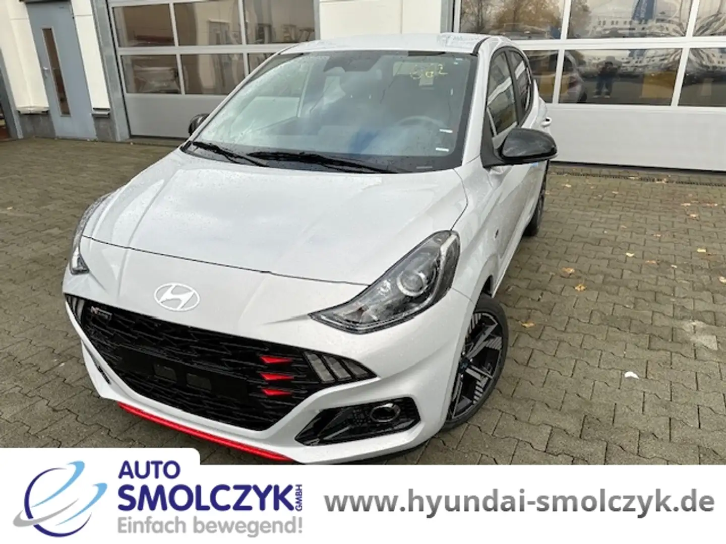 Hyundai i10 1.0 T N-LINE NAVI+PDC+DAB+DACHLACKIERUNG+ Grau - 1