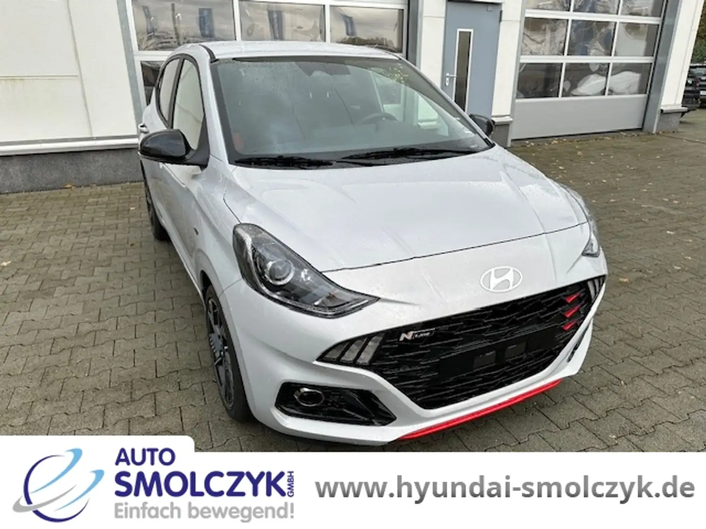 Hyundai i10 1.0 T N-LINE NAVI+PDC+DAB+DACHLACKIERUNG+ Grau - 2