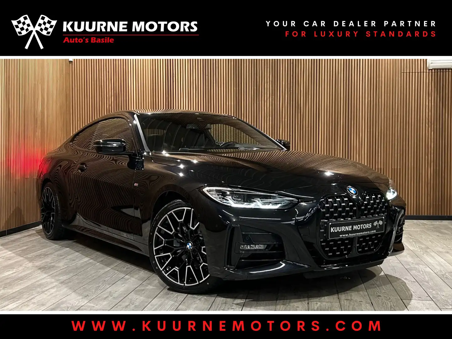 BMW 420 iA Coupé M Alu19"/Led/Cam/Leder *1j garantie* Noir - 1