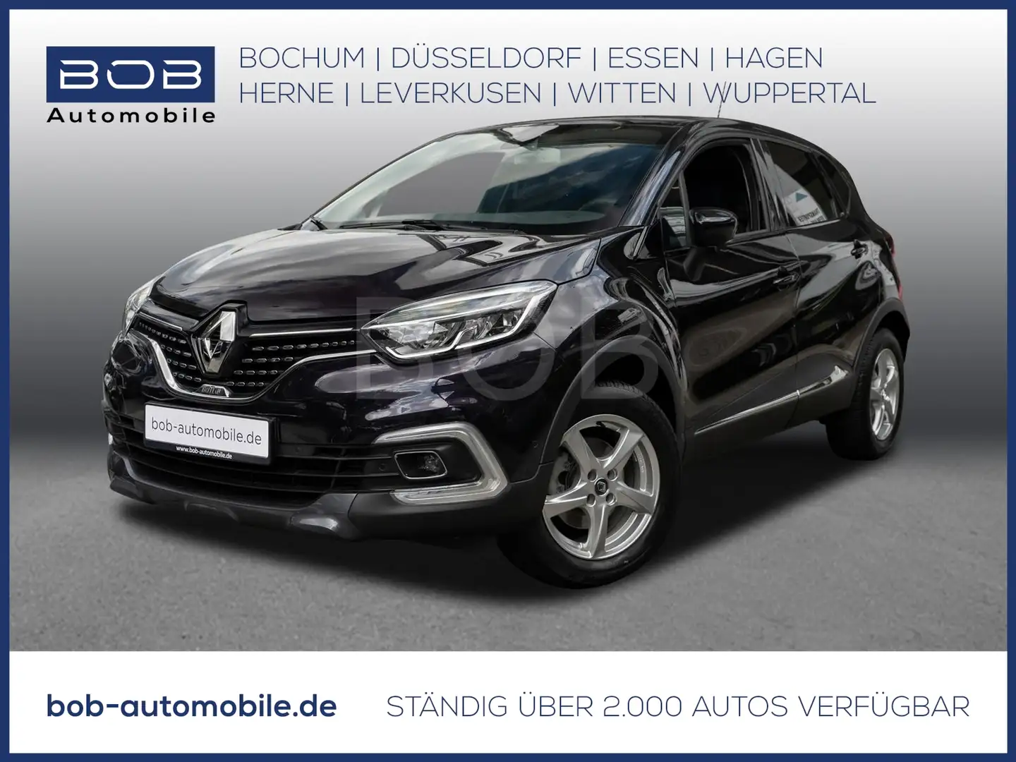 Renault Captur INITIALE PARIS TCe 120 LEDER NAVI SHZ PDC Black - 1