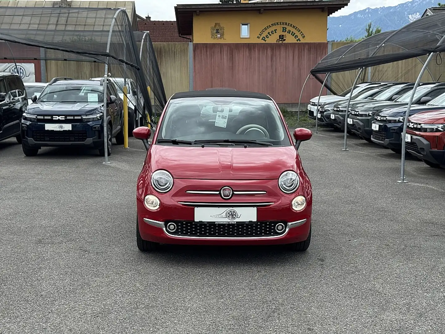 Fiat 500C FireFly Hybrid 70 Dolcevita Cabrio PDC Klimaaut... Rood - 2
