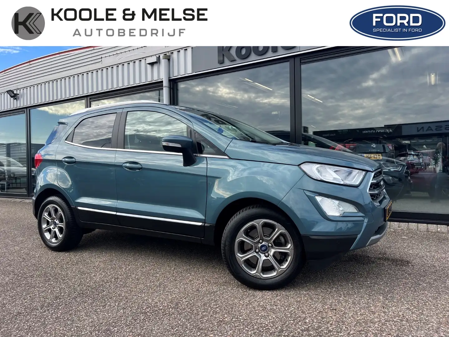 Ford EcoSport 1.0 EcoBoost 125pk AUTOMAAT Titanium , schuif/ kan Bleu - 1
