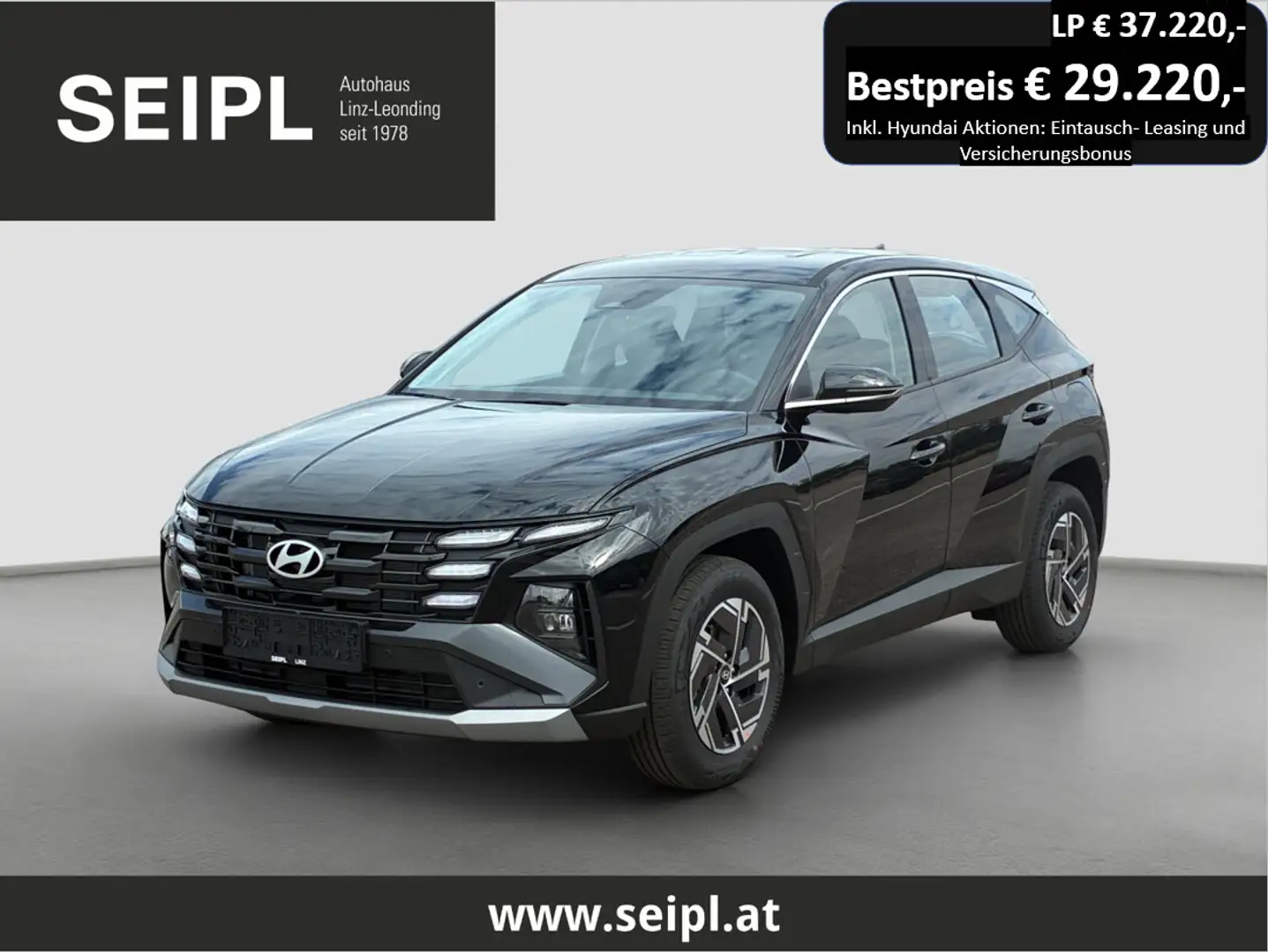 Hyundai TUCSON Tucson 1,6 T-GDI 2WD Smart Line*Superbonus*Wint... Schwarz - 1