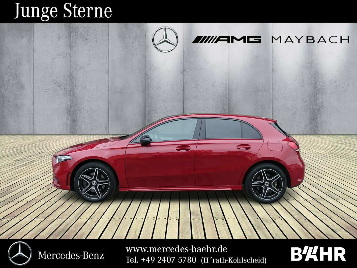Mercedes-Benz A 250 A 250 e AMG+Night/MBUX/LED/Pano/RFK/SHZ/LMR-18" Rouge - 2