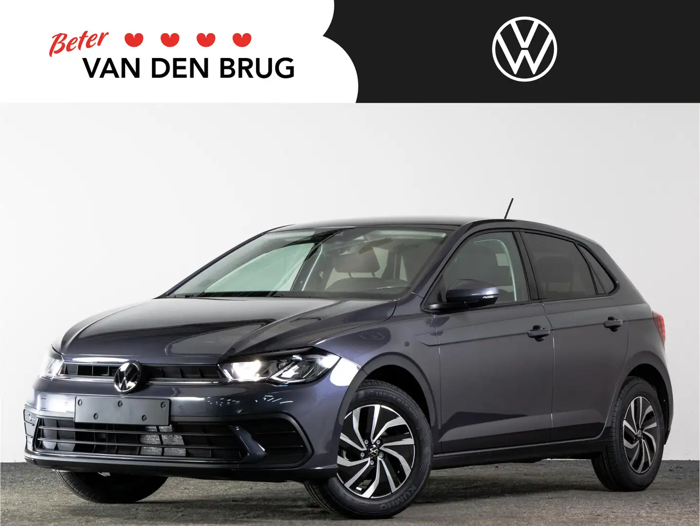 Volkswagen Polo Life Edition 1.0 95 pk TSI | JULI ACTIE | Achterui Grijs - 1