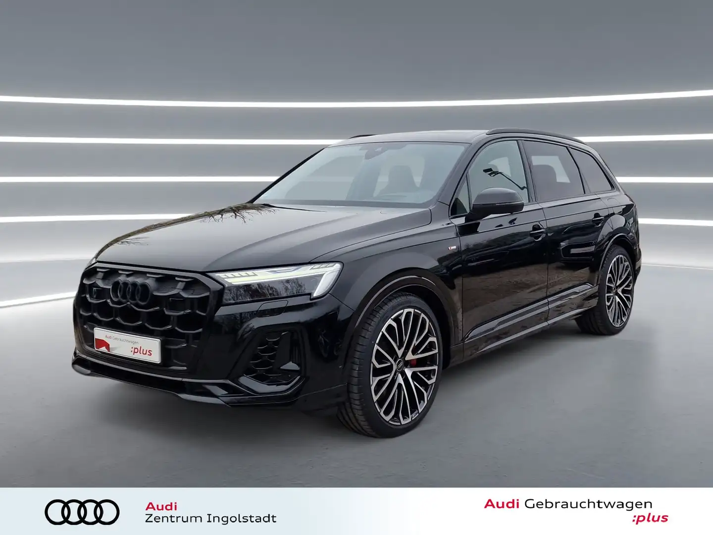 Audi Q7 TFSI e qu S line LASER PANO MASSAGE Allradl. Schwarz - 1