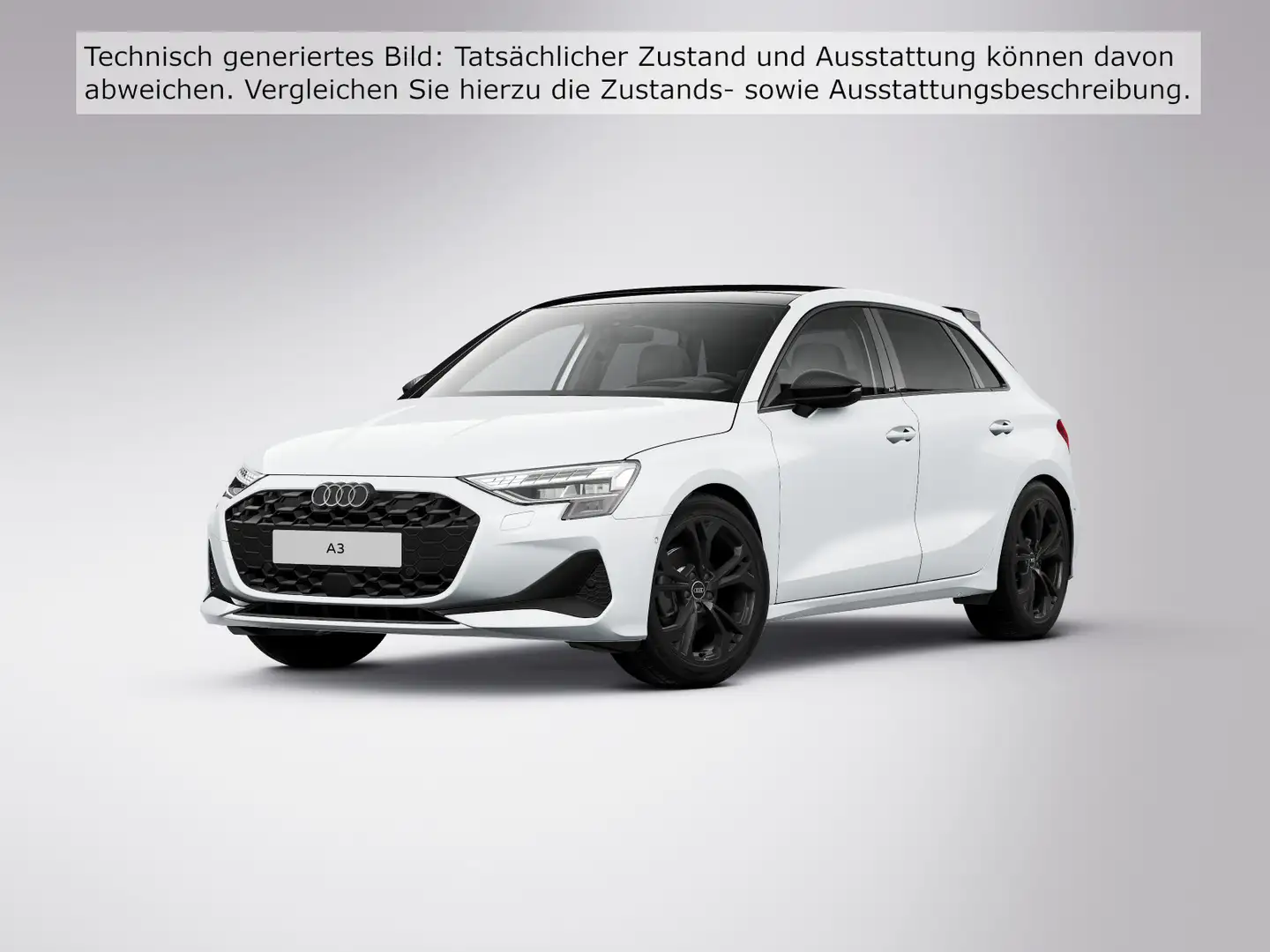 Audi A3 advanced 30TFSI 18 CARBON HuD LEDER Weiß - 2