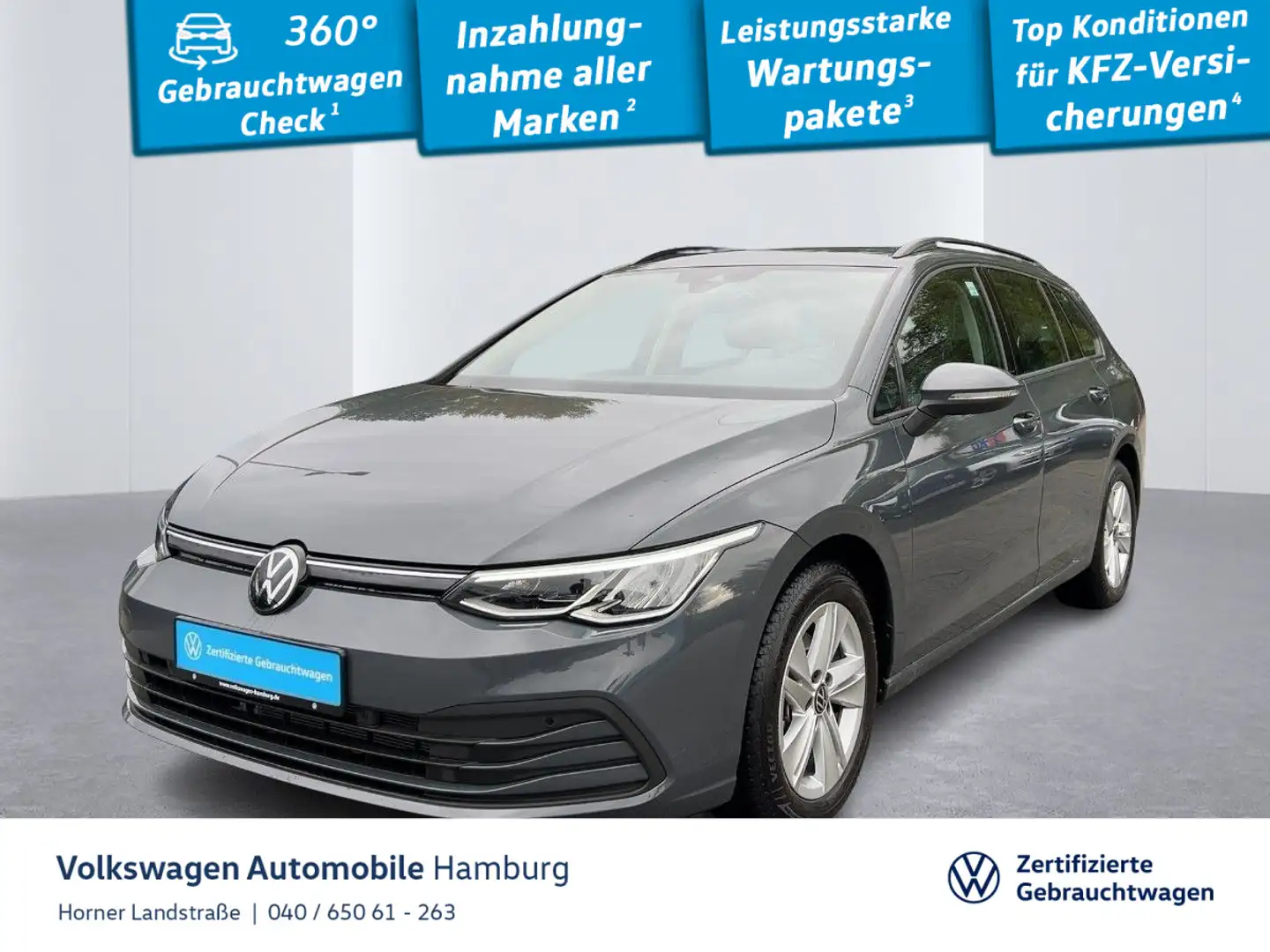 Volkswagen Golf Variant Golf VIII Variant Life 1.5 eTSI DSG Sitzheizung Grau - 1