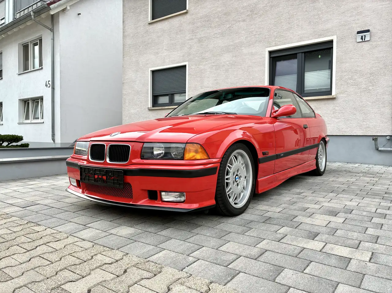 BMW M3 Coupe BRD Schalter H-Kennzeichen Mugellorot Rain, foto 2