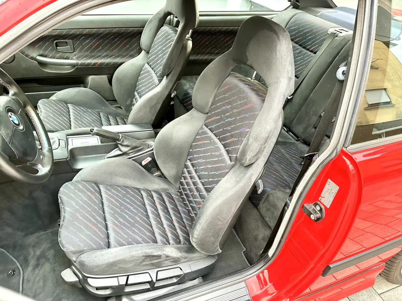 BMW M3 Coupe BRD Schalter H-Kennzeichen Mugellorot Rain, foto 9