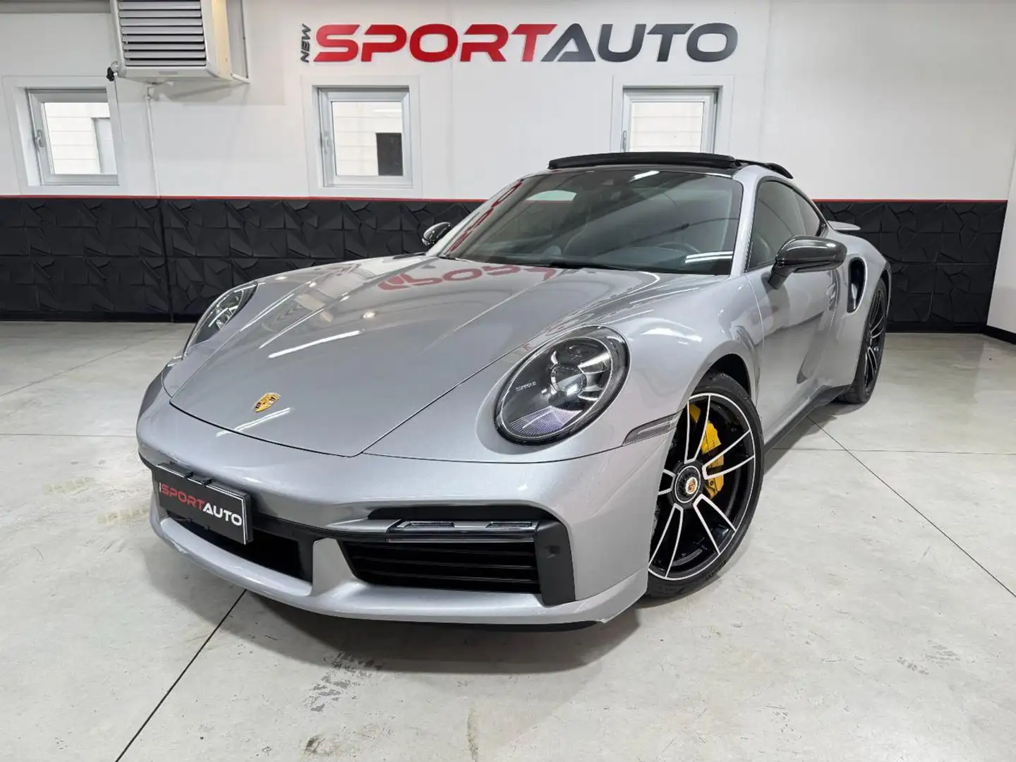 Porsche 911 Turbo S Coupé Argento - 1