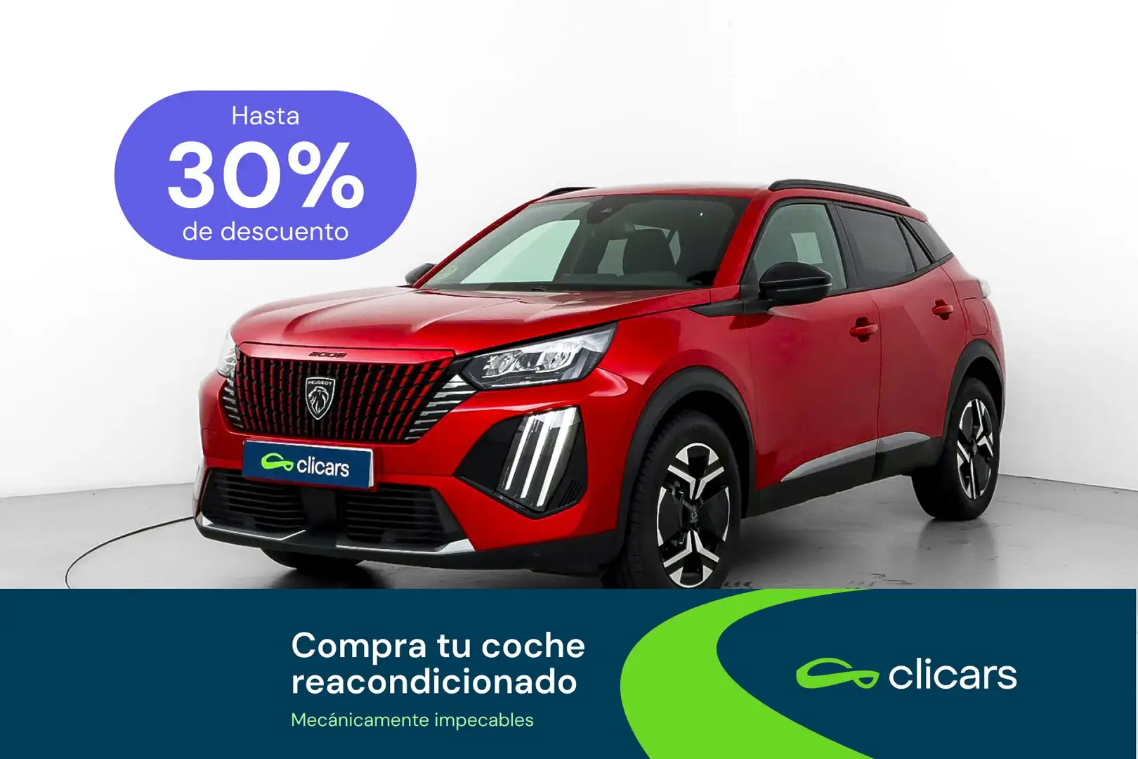 Peugeot 2008 1.2 PureTech S&S Allure 100 Rojo - 1