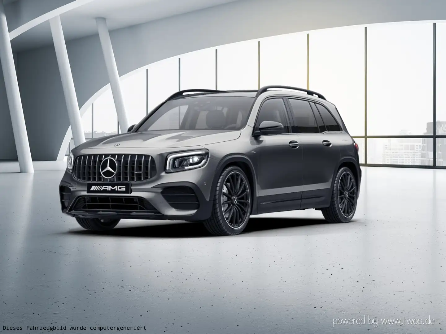 Mercedes-Benz GLB 35 AMG Mercedes-AMG GLB 35 4M PanoD RüKa Nightp el. HK Grau - 2