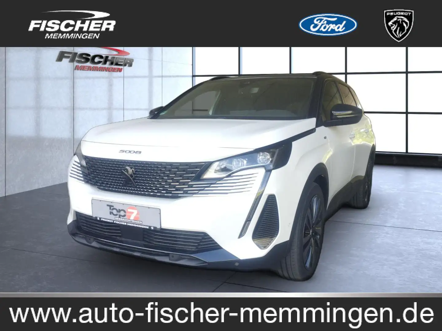 Peugeot 5008 GT Bluetooth Navi LED Klima Einparkhilfe Bianco - 1