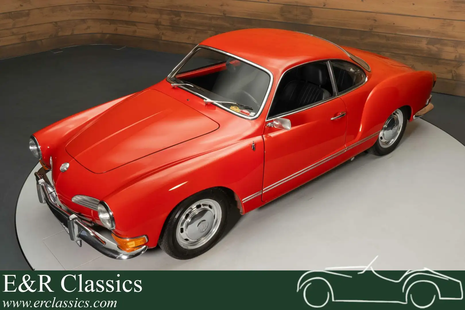 Volkswagen Karmann Ghia Coupe | Gerestaureerd | 1970 Roşu - 1