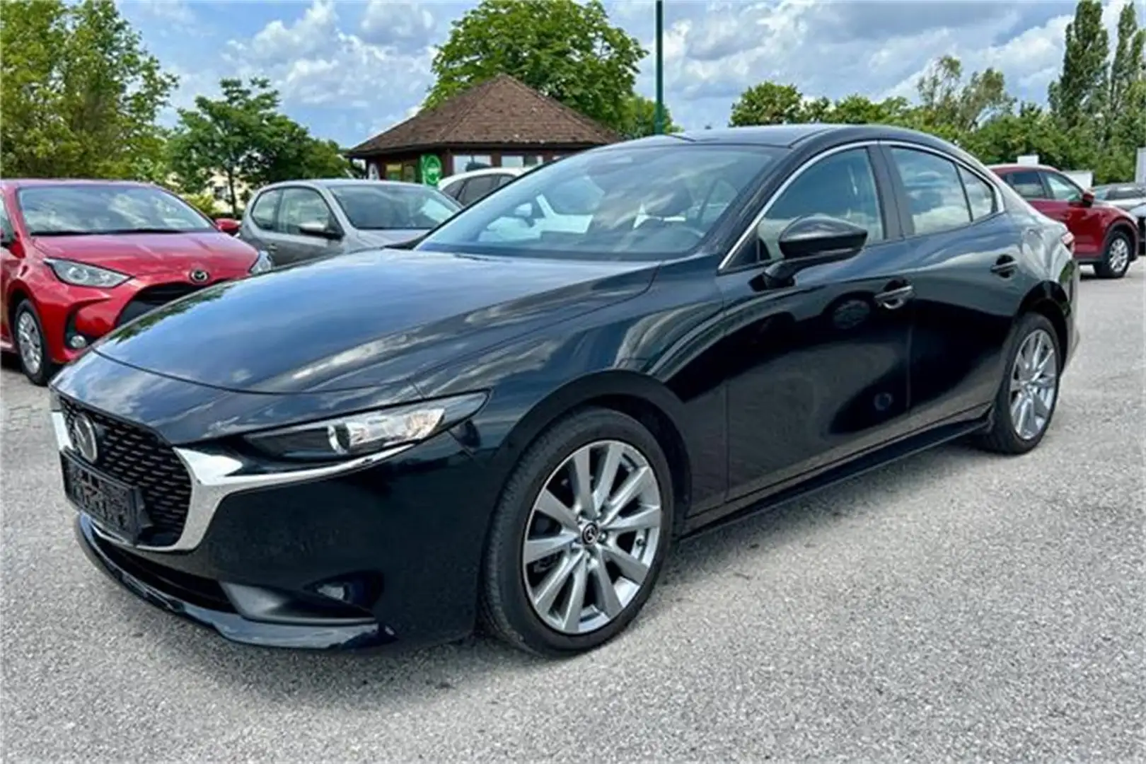 Mazda 3 Sedan e-Skyactiv G122 Exclusive-Line LIMOUSINE m Schwarz - 1