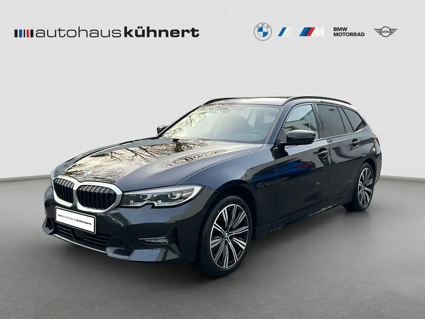 BMW 320 d Touring Sport Line ACC SpurAss HUD HiFi Navi RFK Negro - 1