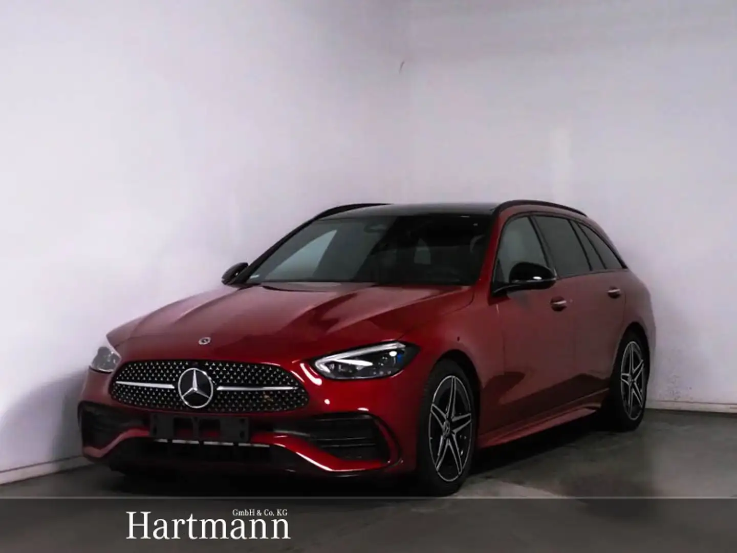 Mercedes-Benz C 220 C 220 d T AMG Night Panorama HUD AHK Sound 360 Rot - 1