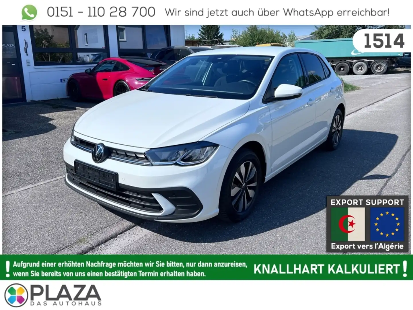 Volkswagen Polo 1.0TSI Move DC NAVI LED PDC SHZ DAB Blanc - 1