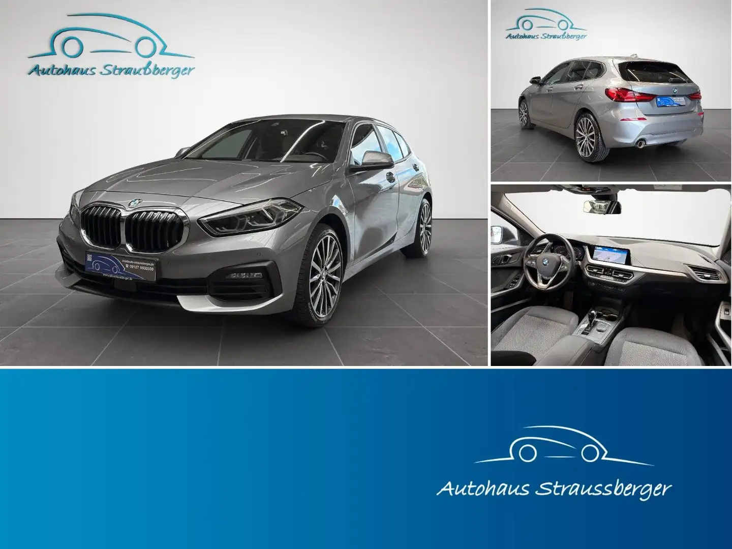 BMW 118 i  Lim. Advantage H/K RFK QI DA+ ACC 2-ZK LED Gri - 1