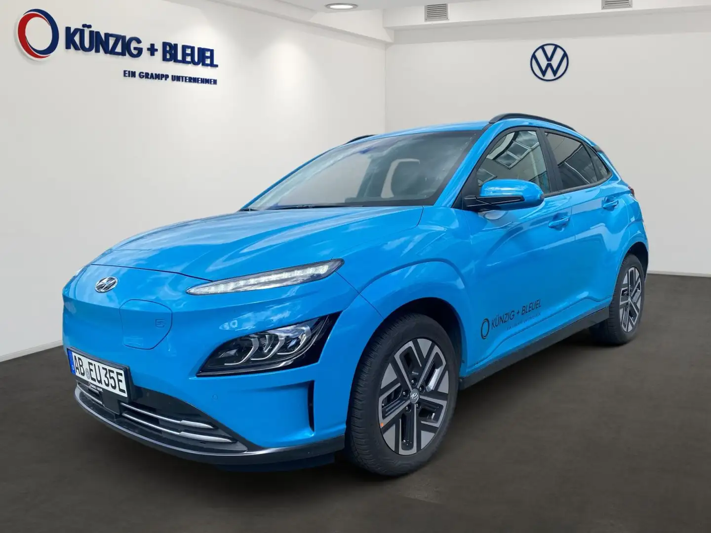 Hyundai KONA E NAV*LED*SHZ*PDC*Sound-KRELL*Kam*DAB*Car P Bleu - 1