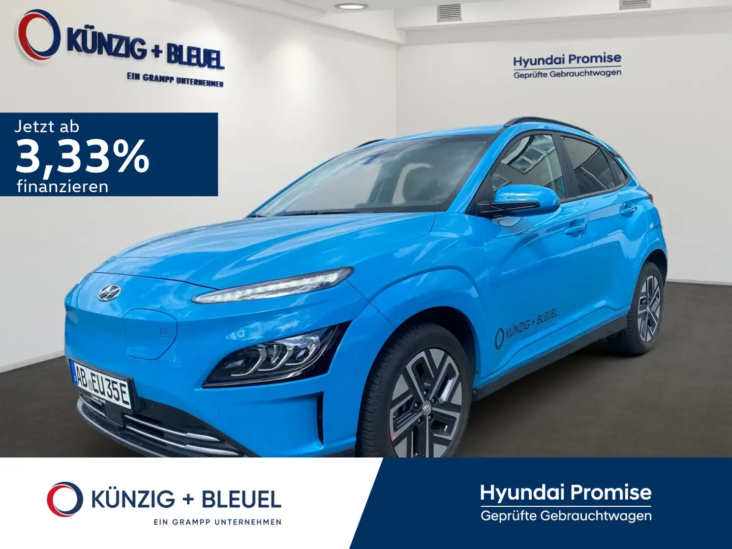 Hyundai KONA E NAV*LED*SHZ*PDC*Sound-KRELL*Kam*DAB*Car P Blau - 1