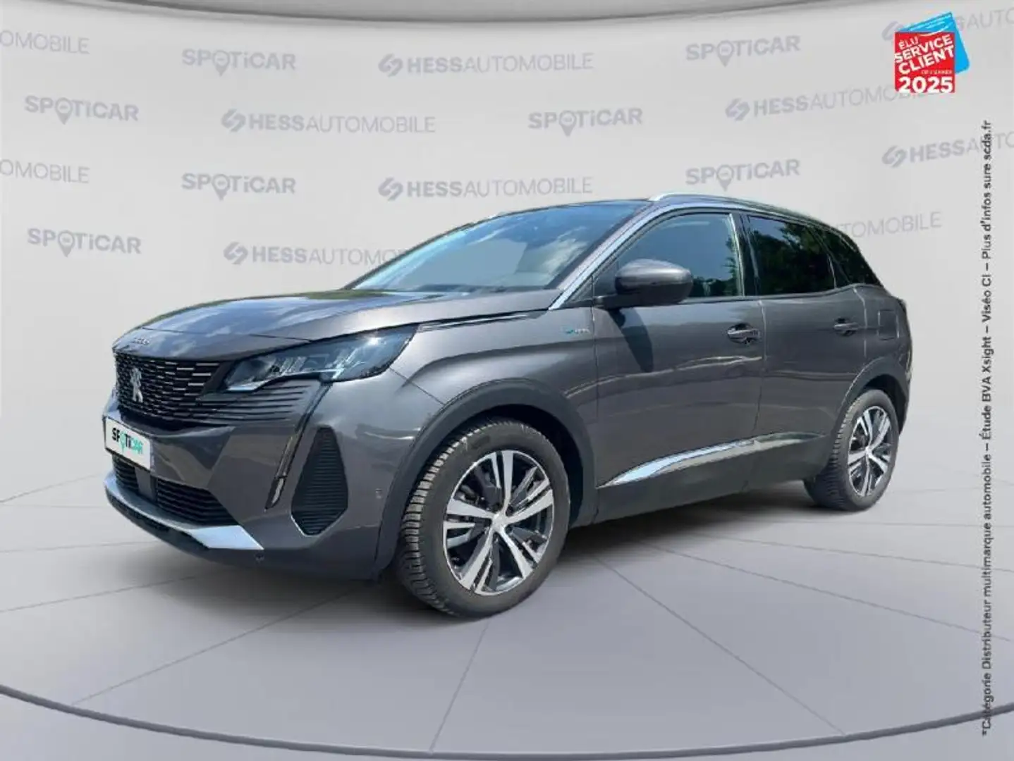 Peugeot 3008 HYBRID 225ch Allure Pack e-EAT8 Gris - 1