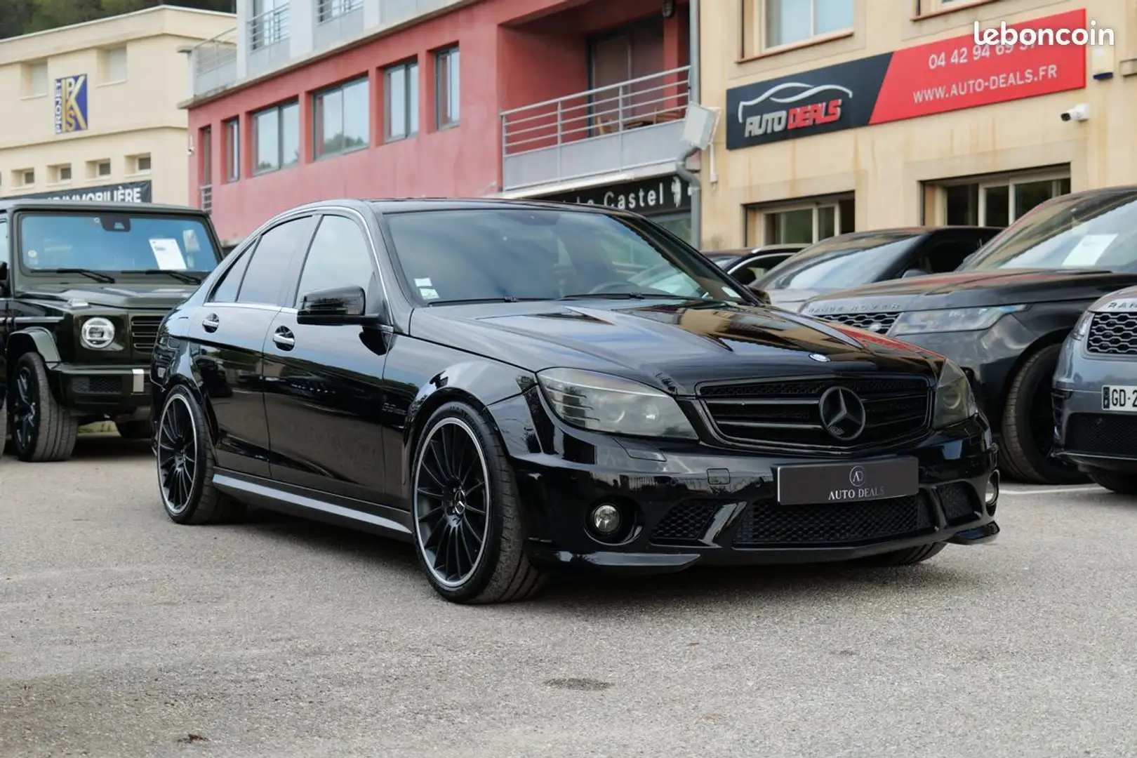Mercedes-Benz C 63 AMG Mercedes benz c63 amg 457 ch w204 full black suivi francais Negro - 2