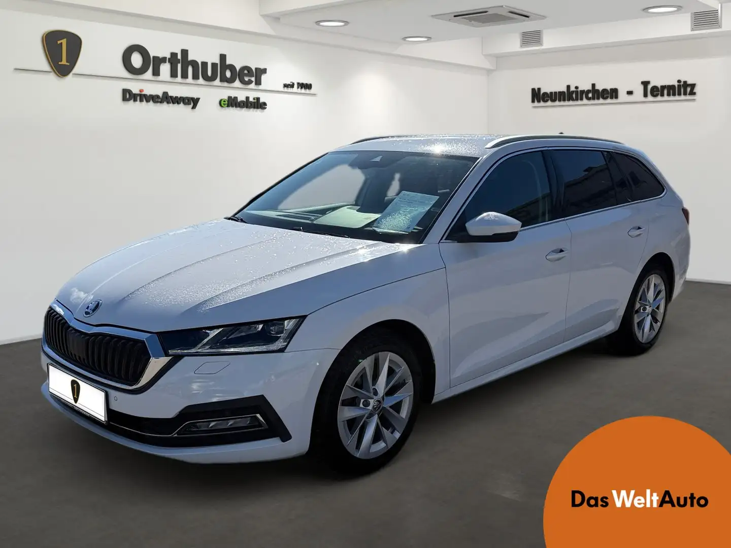 Skoda Octavia Style TDI DSG Blanc - 1
