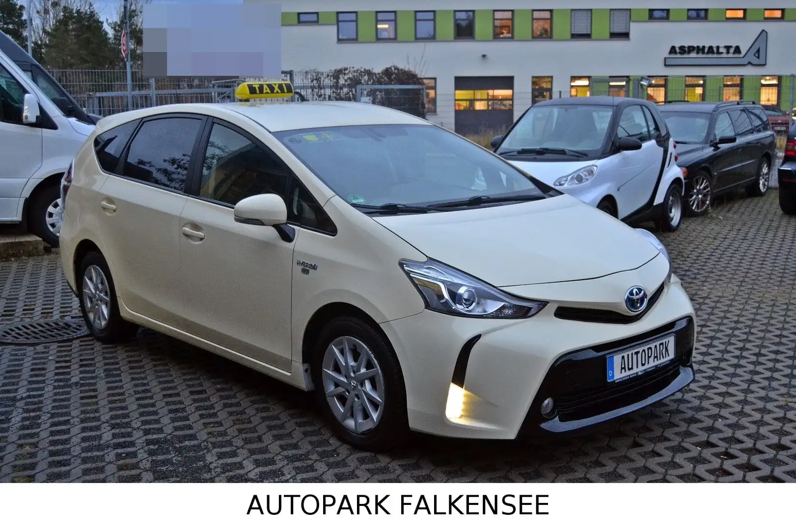 Toyota Prius+ Prius + Comfort Taxipaket komplett beige folier Blanco - 1
