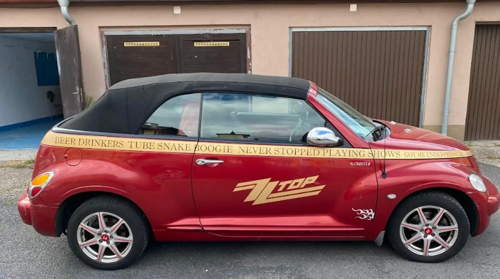 Chrysler PT Cruiser cabrio Rouge - 1