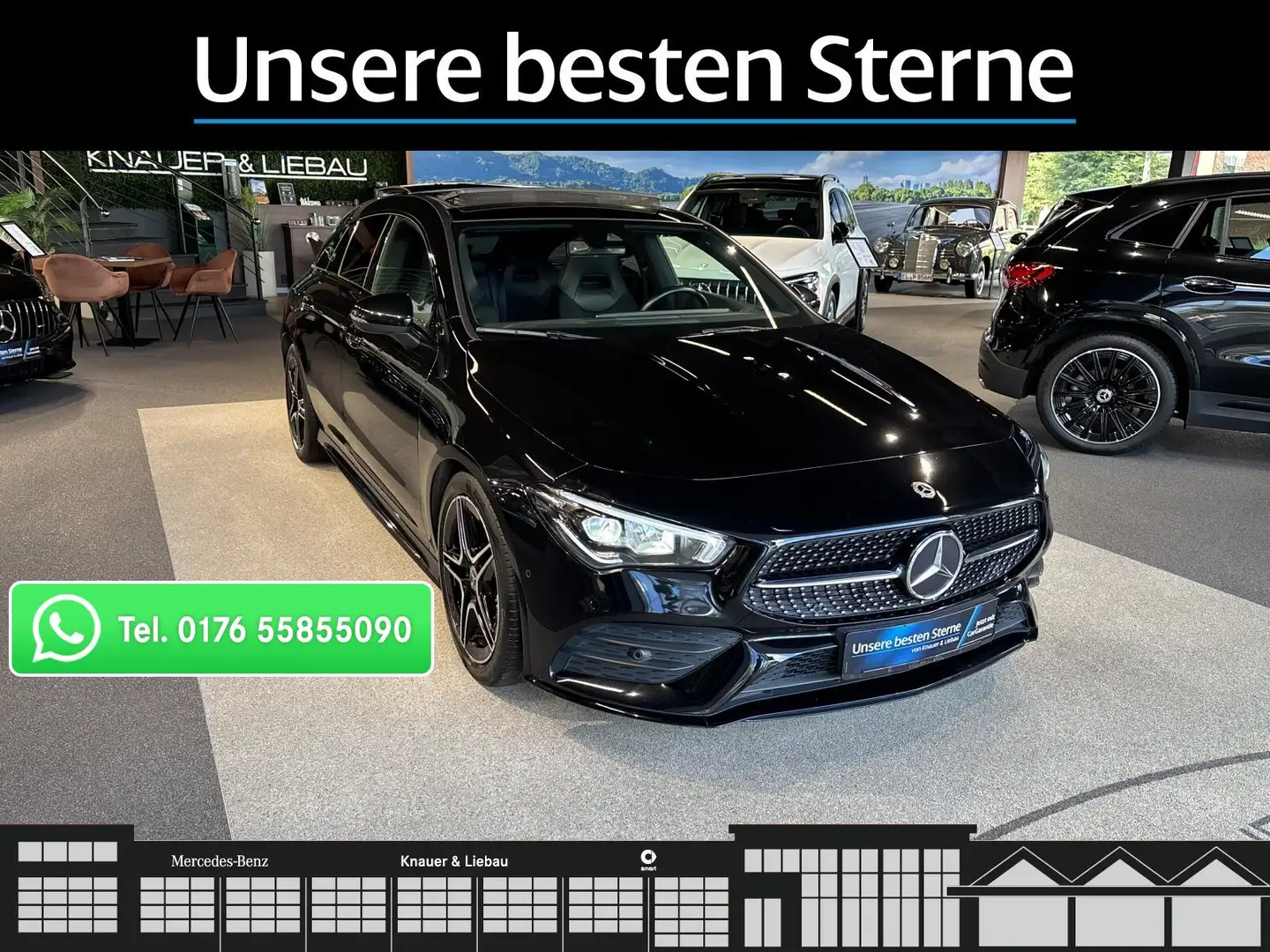 Mercedes-Benz CLA 200 CLA 200 SB AMG Line*Night*Navi*Pano*Easy-Pack* LED Noir - 1