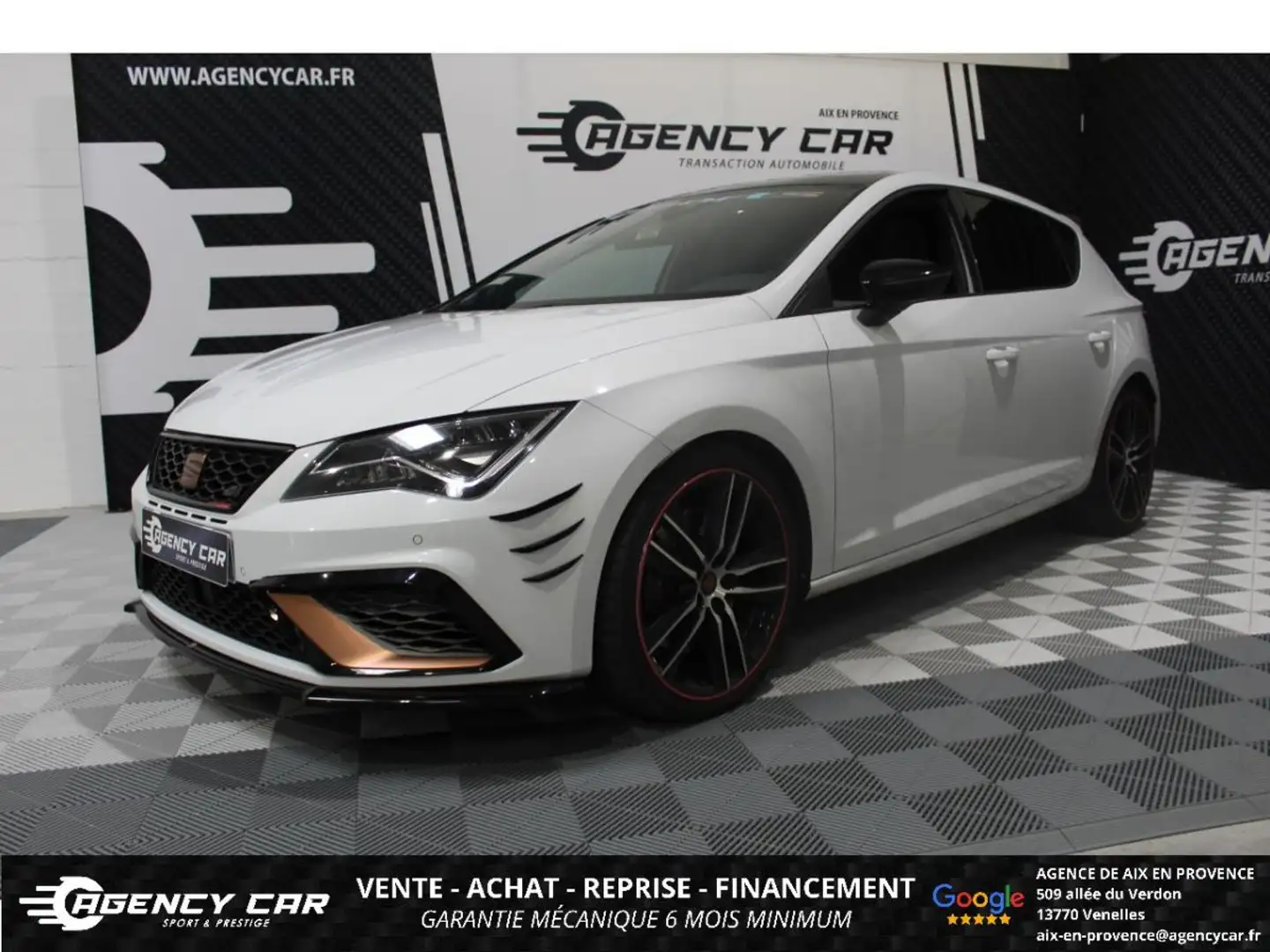 SEAT Leon 2.0 16V TSI - 290 - BV DSG 7 Cupra - TOIT OUVRANT - CAMERA - BEATS AUDIO Weiß - 1