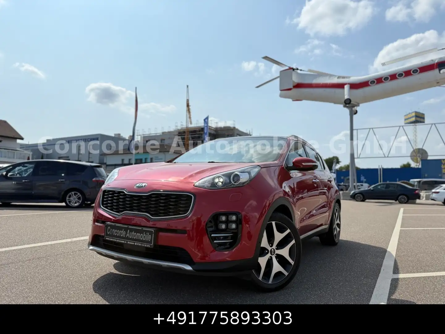 Kia Sportage GT-Line 4WD AHK NAVI Bi-XENON PANORAMA Rot - 1