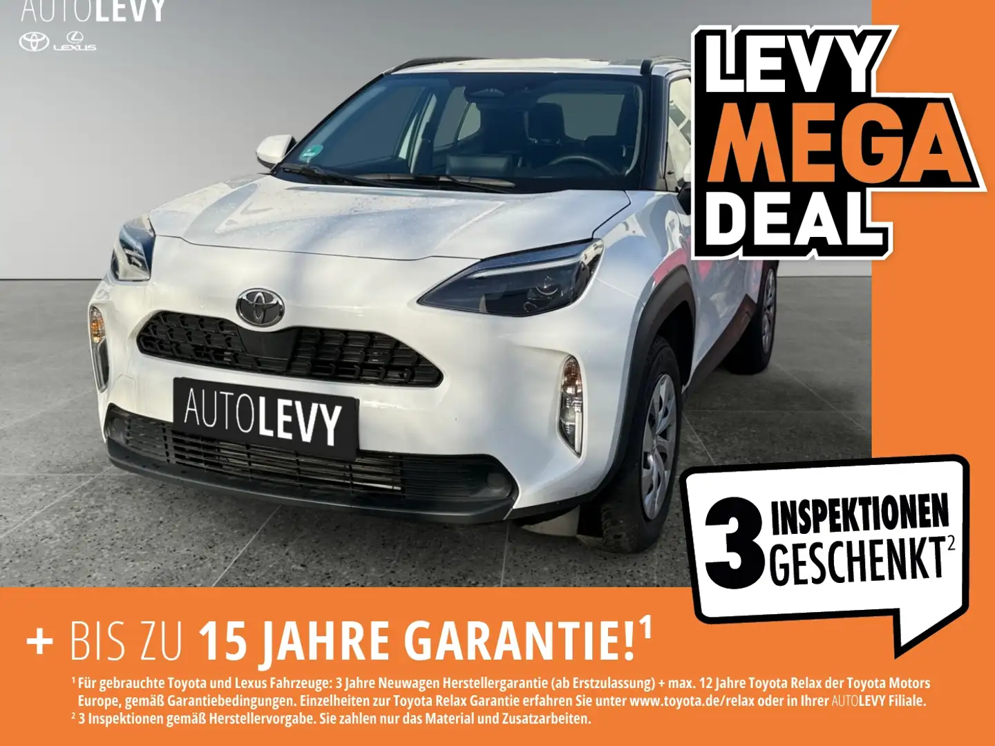 Toyota Yaris Cross 1.5 E FWD Business Edition ACC AUT Weiß - 1