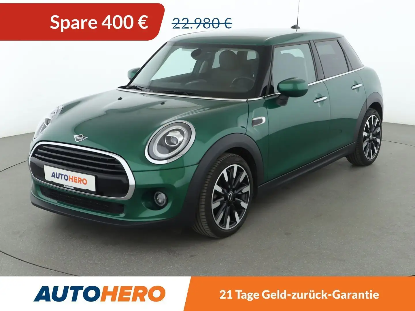MINI Cooper Cooper Aut.*LED*NAVI*TEMPO*PDC*SHZ*KLIMA*GARANTIE* Grün - 1