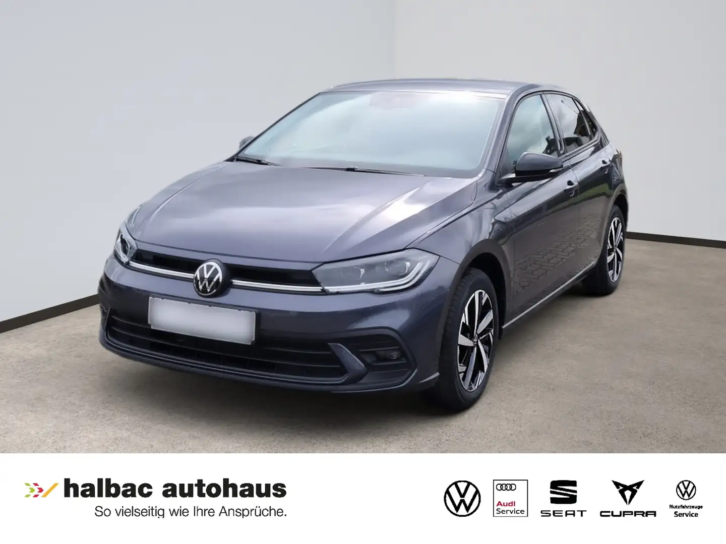 Volkswagen Polo 1.0 TSI Move+WR+NAVI+MATRIX+SHZ+KAMERA+ACC+APPCON Grau - 1