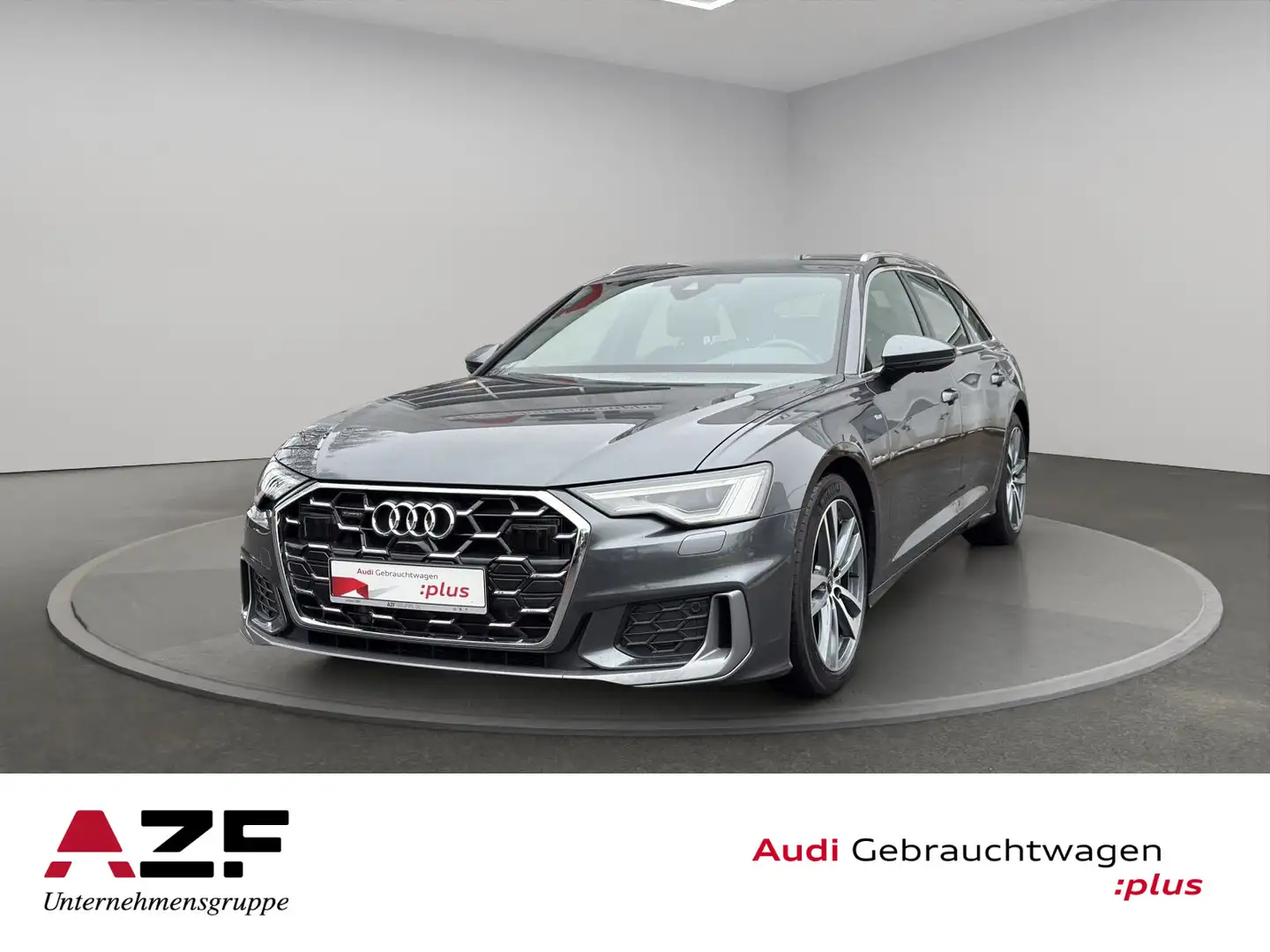 Audi A6 40 TDI qu. S line AHK+STANDHZG+NAVI+LED Grau - 1