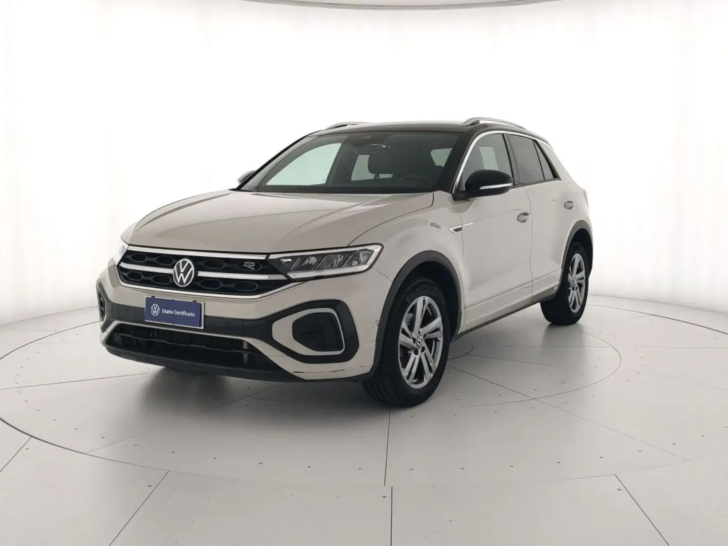 Volkswagen T-Roc 1.5 tsi r-line dsg Gris - 1
