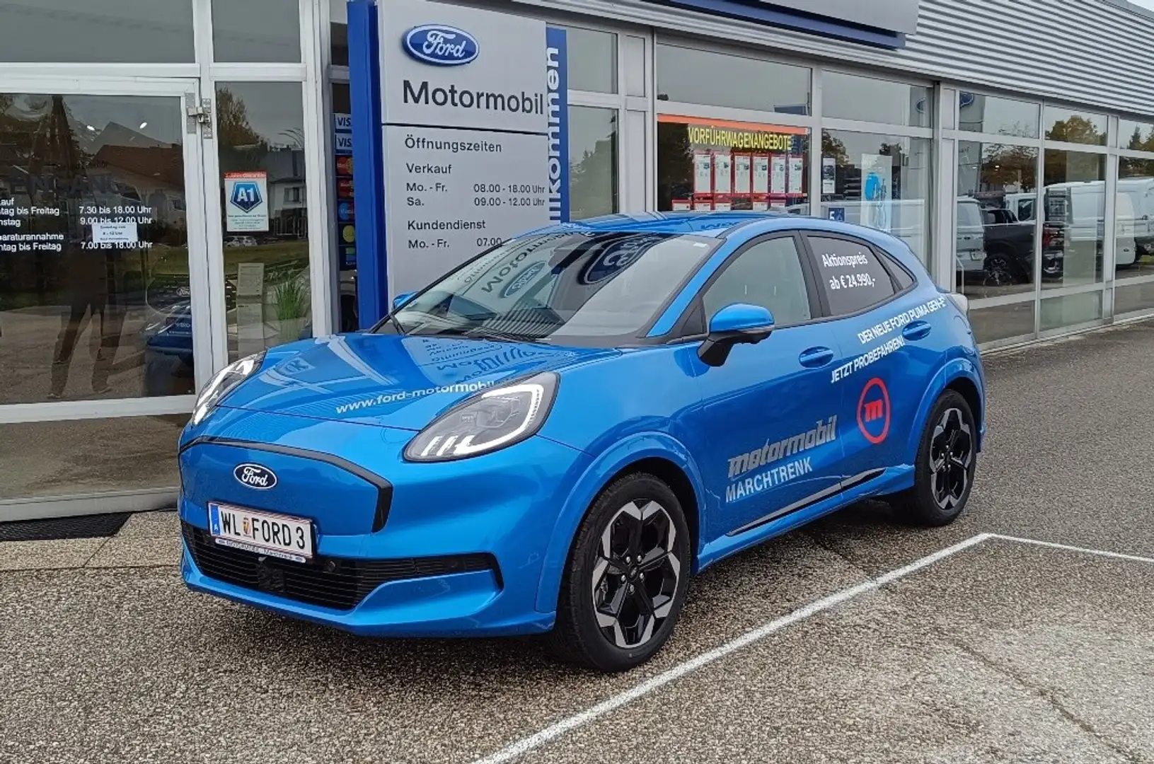 Ford Puma E-Gen 43kWh Premium Blau - 1