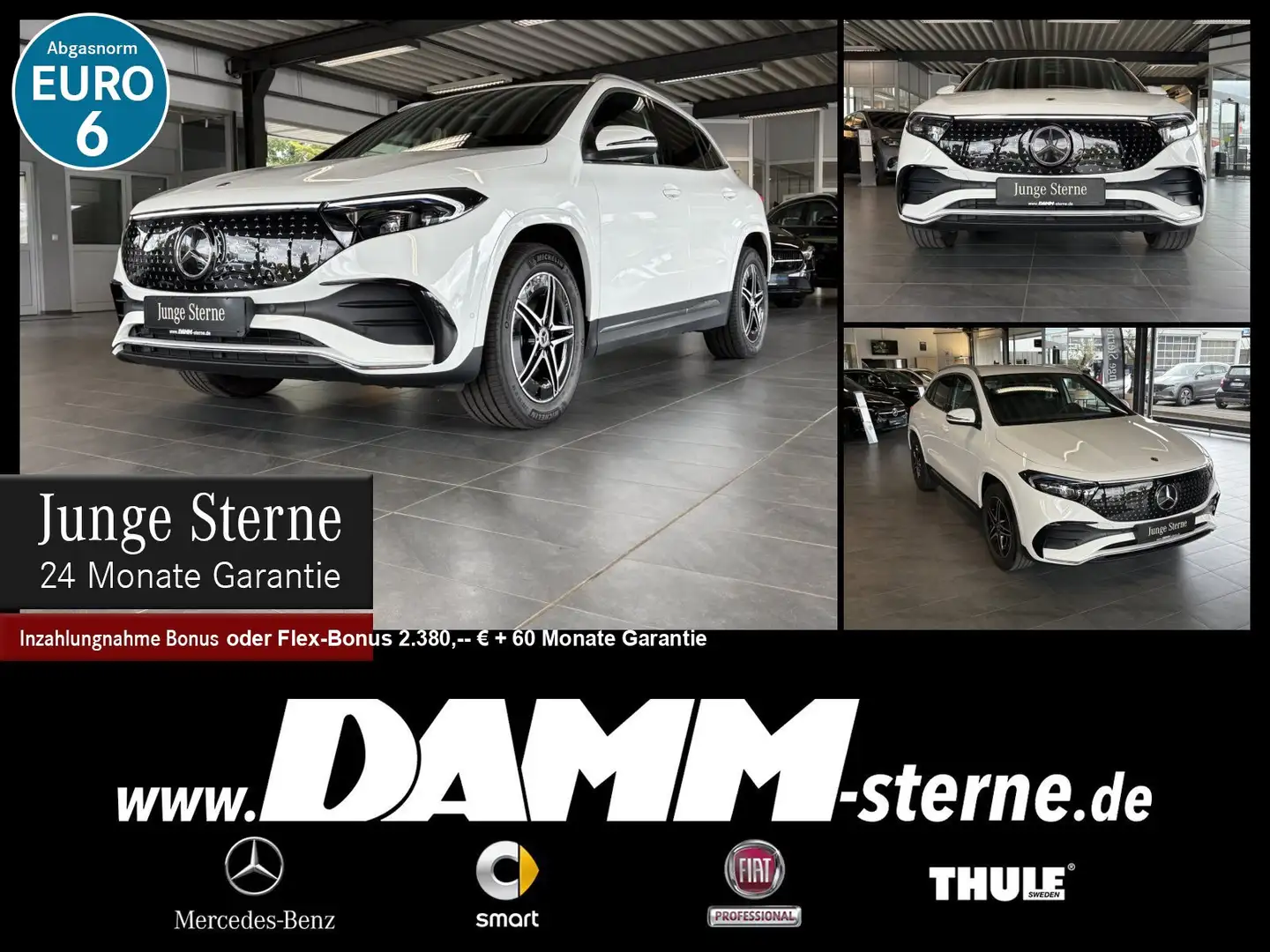 Mercedes-Benz EQA 300 EQA 300 4M AMG Advanced/AHK/Winter-P./WDG/+ Flex Bianco - 1