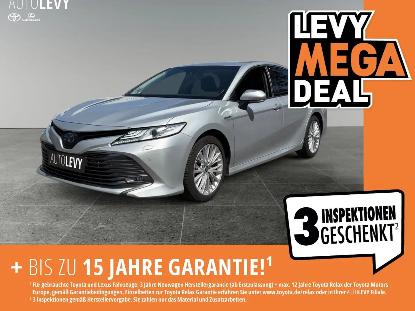 Toyota Camry 2.5 Luxury *NAVI*JBL*HUD*VOLL* Silber - 1