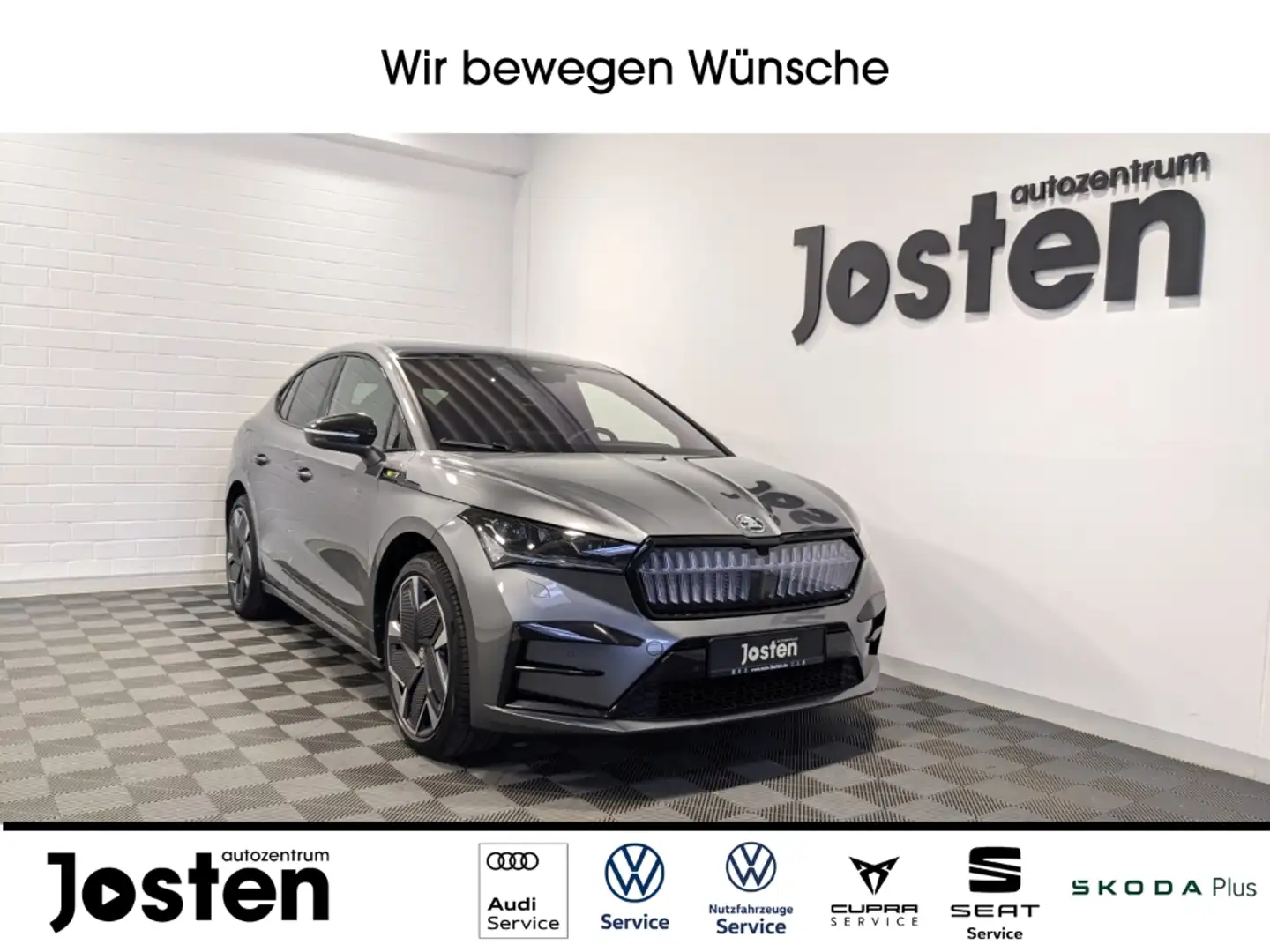 Skoda Enyaq Coupe RS Suite AHK Head-Up ACC Pano Grau - 1