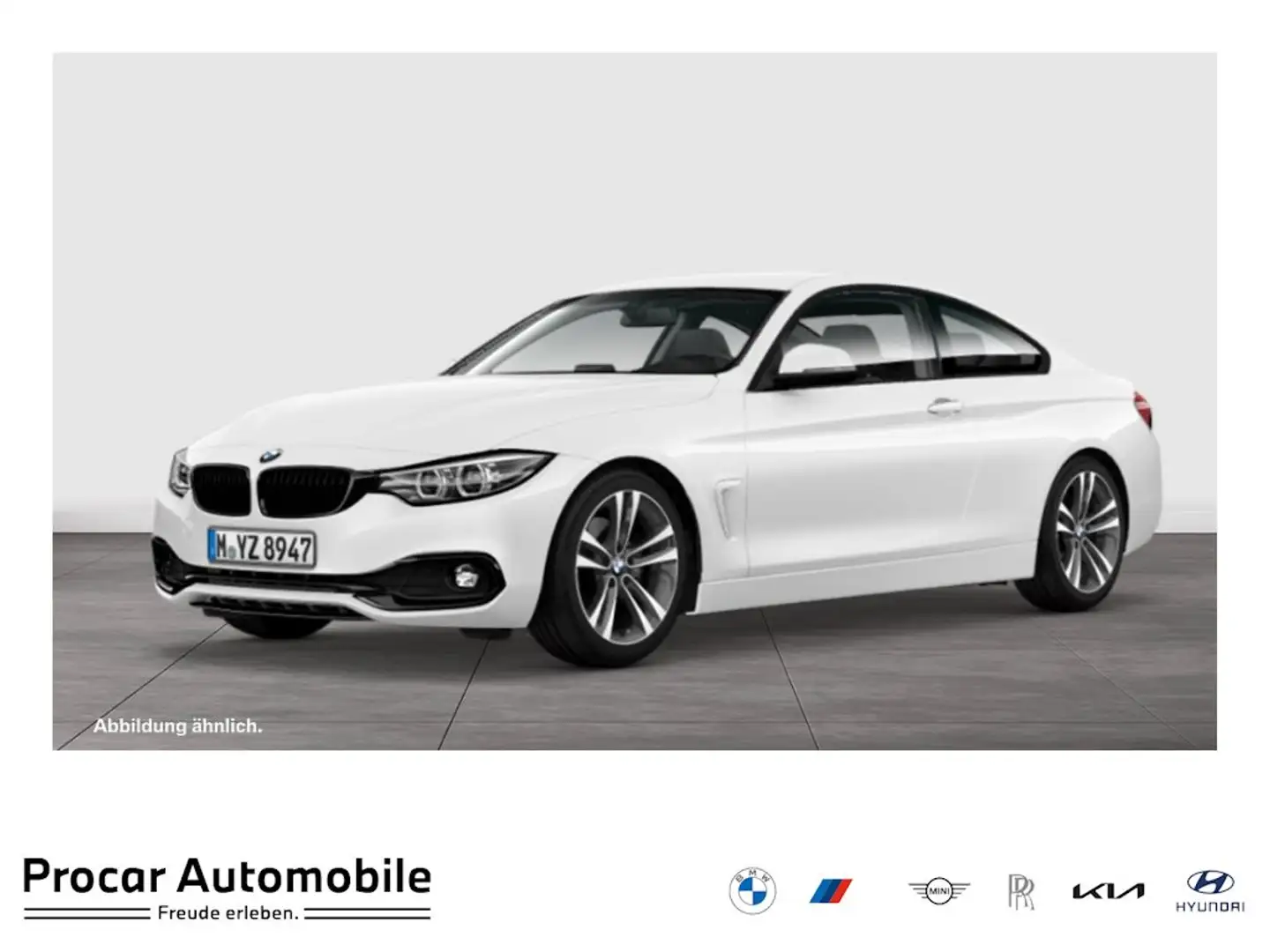 BMW 420 i SPORT LINE+KAMERA+SHZ+PDC Weiß - 1