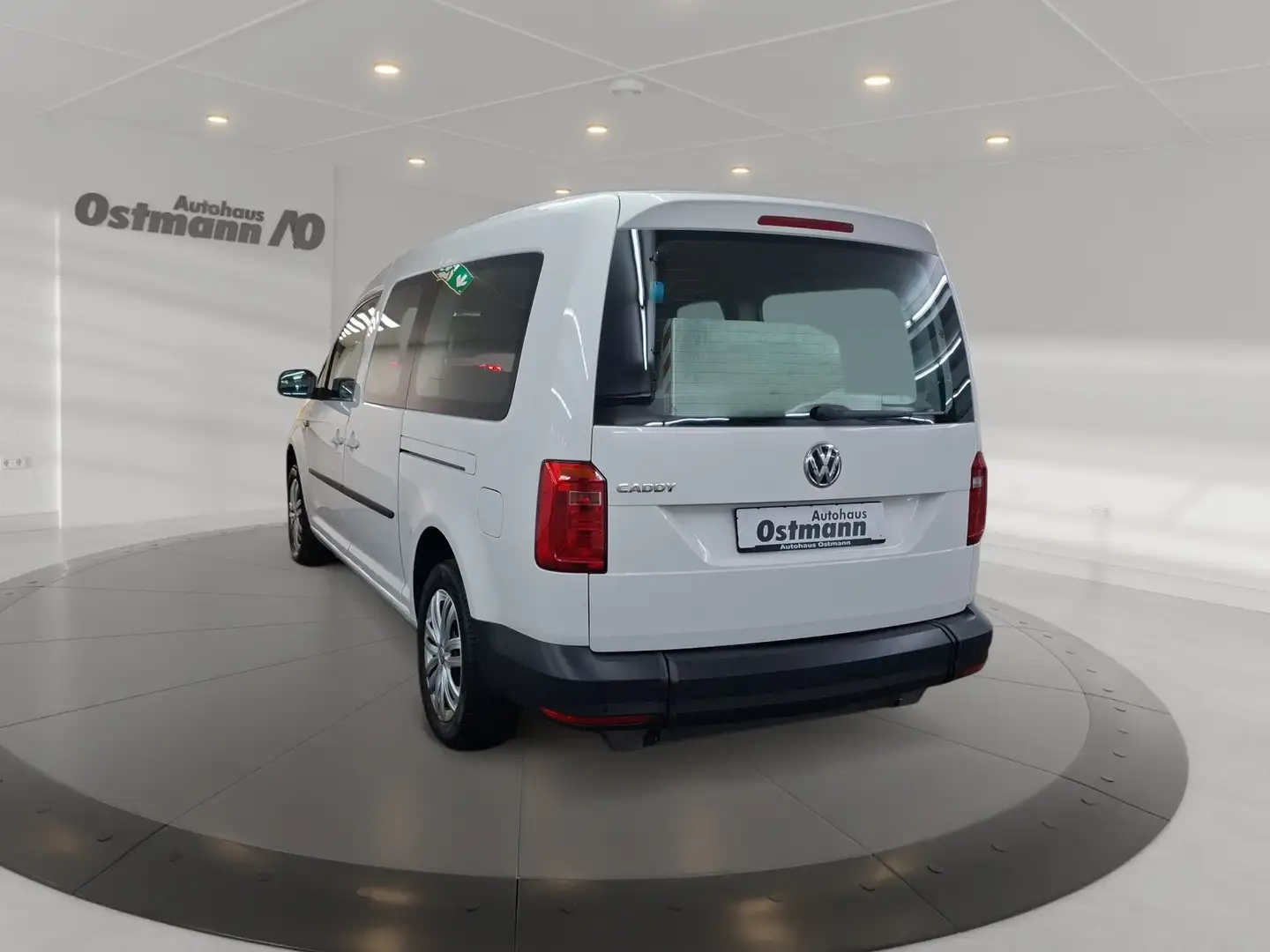 Volkswagen Caddy PKW 2.0 TDI Maxi 7-Sitzer PDC Klima Weiß - 2